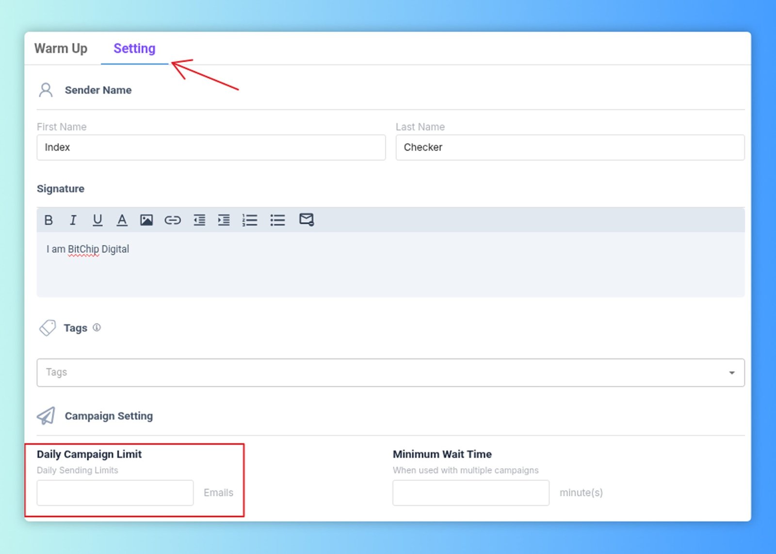 Daily Campaign Limit