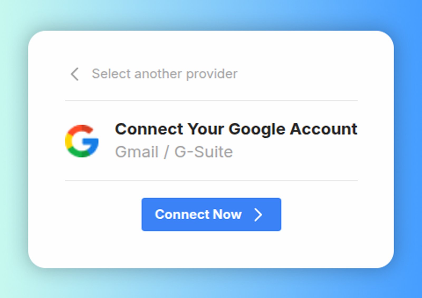 Email Account Section